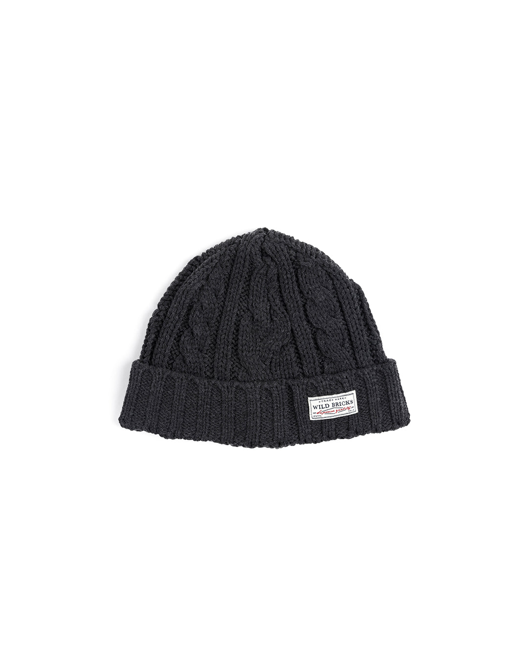 AP CABLE WATCH CAP (charcoal)