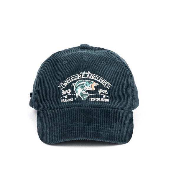 CORDUROY ANGLER CAP  (green)