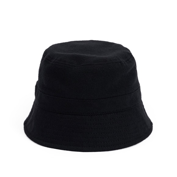 LW WOOL BUCKET HAT (black)