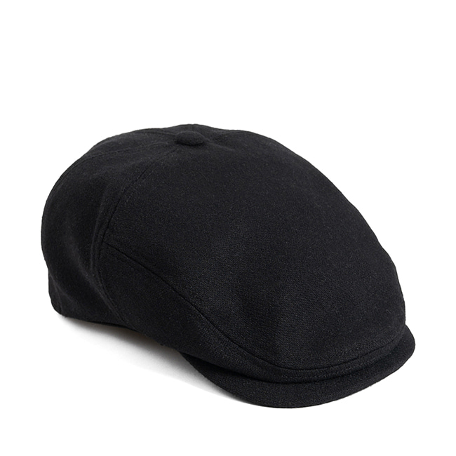 MELTON WOOL HUNTING CAP (black)
