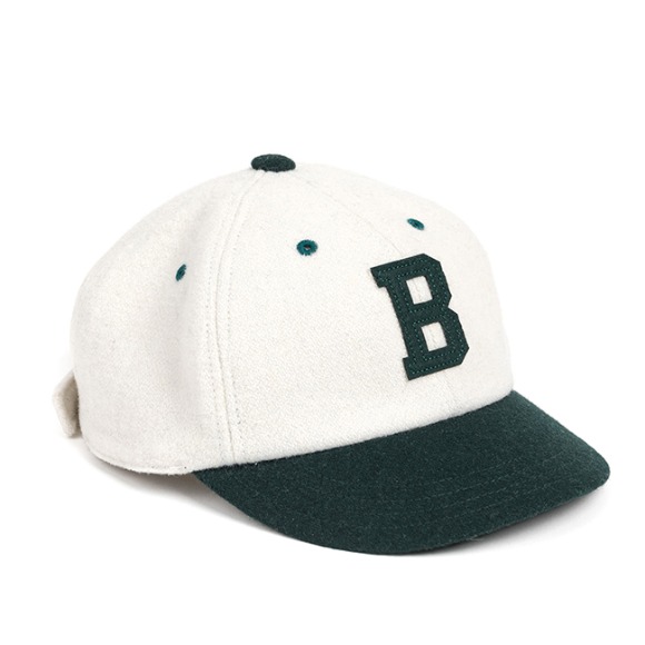 MELTON WOOL BASEBALL CAP (green)
