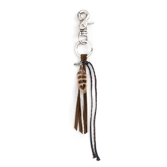 WST SUEDE KEY RING (olive)