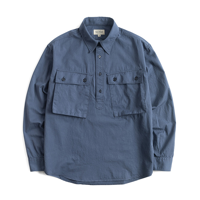 LW MILITARY PULLOVER SHIRT (blue)